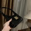 Dolce & Gabban Underarm Bag-Black-22cm with original box free shipping