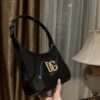 Dolce & Gabban Underarm Bag-Black-22cm with original box free shipping