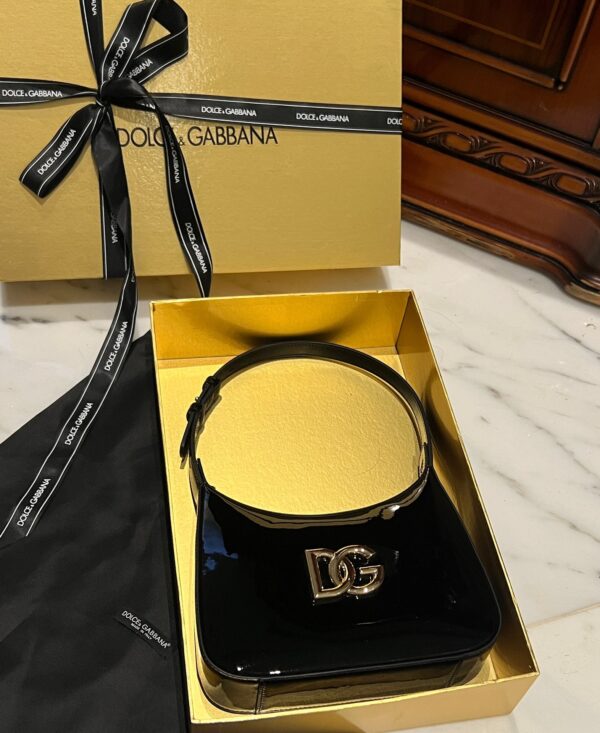 Dolce & Gabban Underarm Bag-Black-22cm with original box free shipping