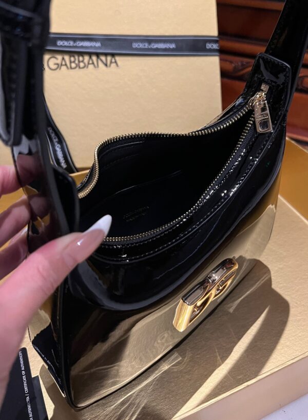 Dolce & Gabban Underarm Bag-Black-22cm with original box free shipping