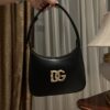 Dolce & Gabban Underarm Bag-Black-22cm with original box free shipping