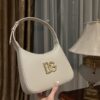 Dolce & Gabban Underarm Bag-White-22cm with original box free shipping