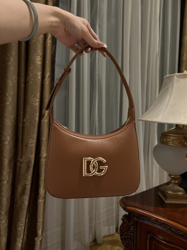 Dolce & Gabban Underarm Bag-Yellow-22cm with original box free shipping
