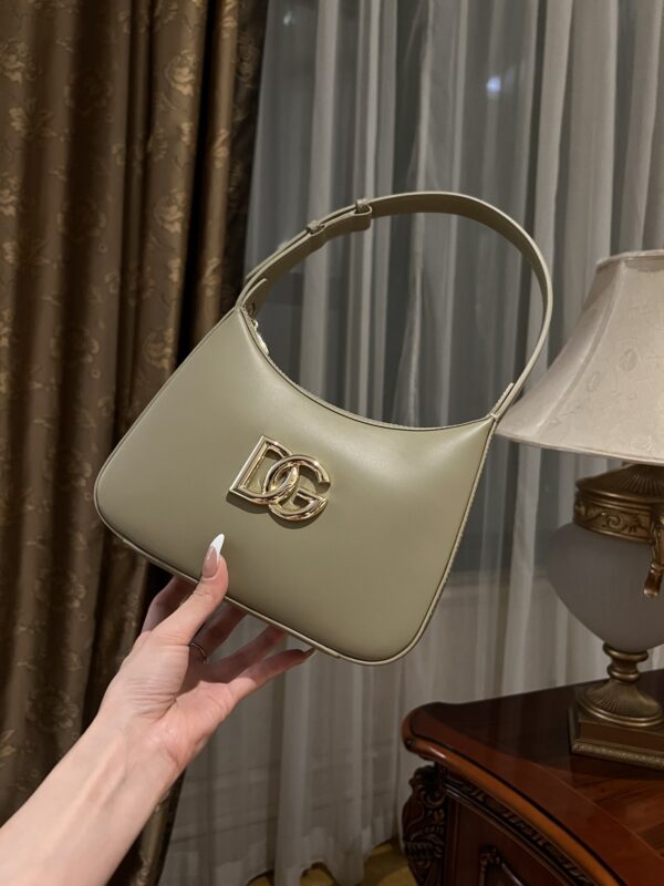 Dolce & Gabban Underarm Bag-Gray-22cm with original box free shipping