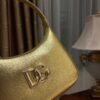 Dolce & Gabban Underarm Bag-Golden-22cm with original box free shipping