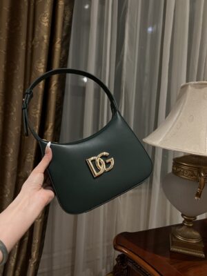 Dolce & Gabban Underarm Bag-Green-22cm with original box free shipping