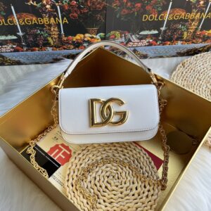 Dolce & Gabban  New Mini Bag White-19cm free shipping