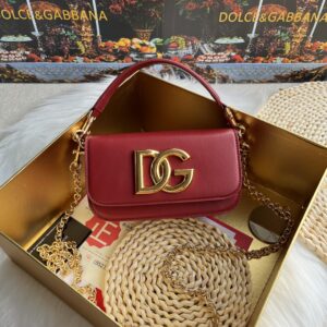 Dolce & Gabban  New Mini Bag Red-19cm free shipping