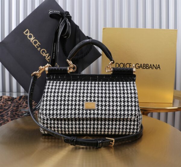Dolce & Gabban  New Houndstooth -18cm With Original Box free shipping