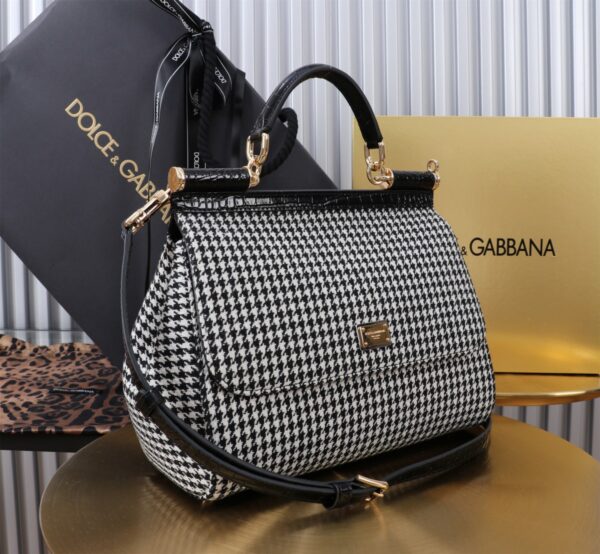 Dolce & Gabban  New Houndstooth -25cm With Original Box free shipping