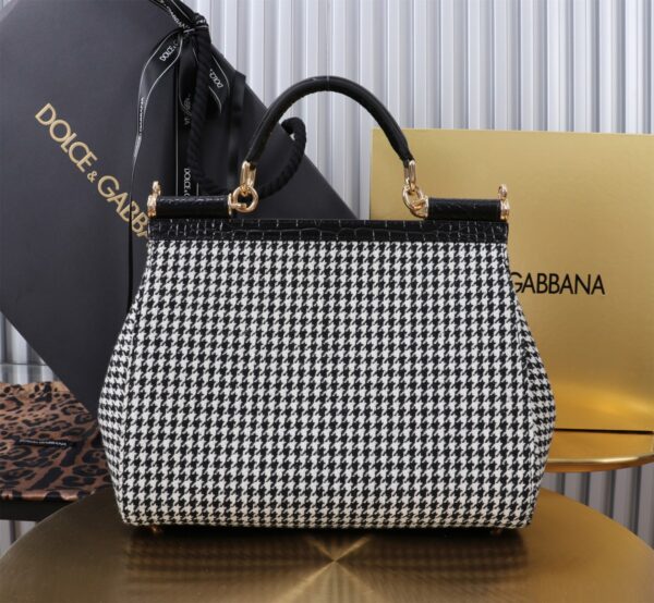 Dolce & Gabban  New Houndstooth -25cm With Original Box free shipping