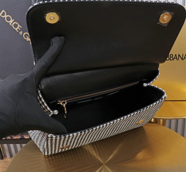 Dolce & Gabban  New Houndstooth -25cm With Original Box free shipping