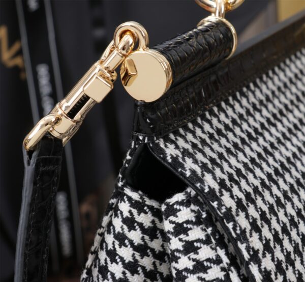 Dolce & Gabban  New Houndstooth -25cm With Original Box free shipping