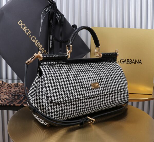 Dolce & Gabban  New Houndstooth -29cm With Original Box free shipping