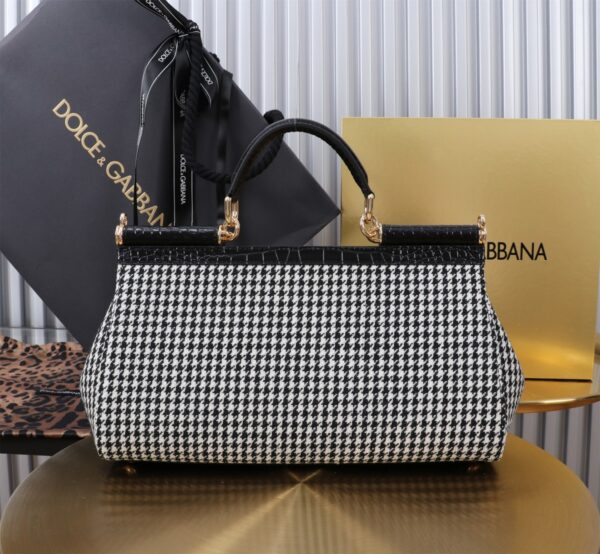 Dolce & Gabban  New Houndstooth -29cm With Original Box free shipping