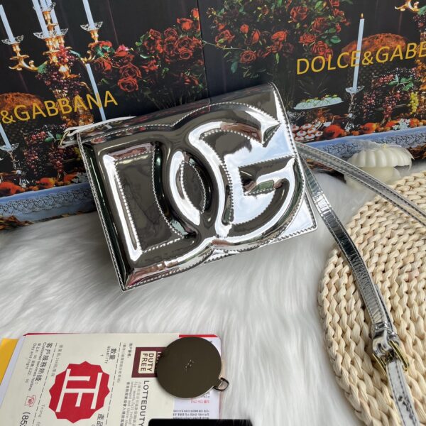 Dolce & Gabban  New Singlebag -Silver-20cm  free shipping
