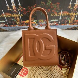 Dolce & Gabban  Shopping bag -Yellow-16.5cm  free shipping