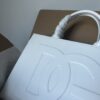 Dolce & Gabban  Shopping bag -White-37cm  free shipping