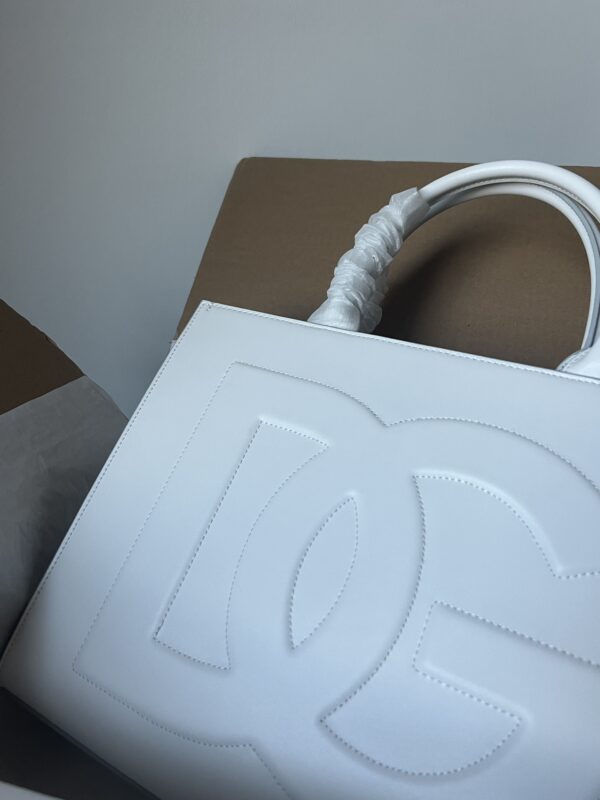 Dolce & Gabban  Shopping bag -White-37cm  free shipping