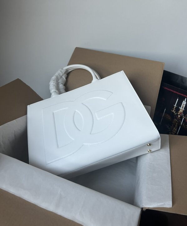 Dolce & Gabban  Shopping bag -White-37cm  free shipping