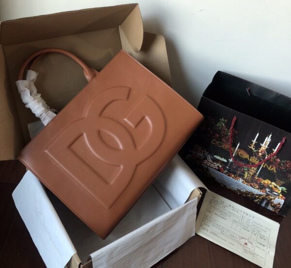 Dolce & Gabban  Shopping bag -Yellolw-37cm  free shipping