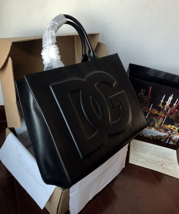 Dolce & Gabban  Shopping bag -Black-37cm  free shipping