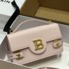 Balmain original single cowhide genuine leather  Women's Bag-23cm with original box free shipping