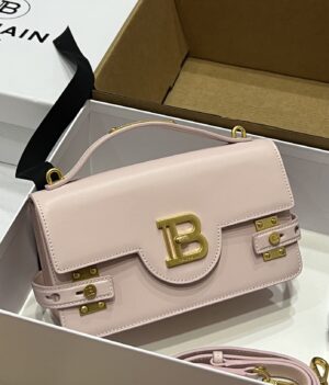 Balmain original single cowhide genuine leather  Women's Bag-23cm with original box free shipping