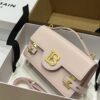 Balmain original single cowhide genuine leather  Women's Bag-23cm with original box free shipping