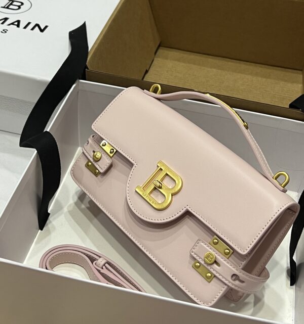 Balmain original single cowhide genuine leather  Women's Bag-23cm with original box free shipping