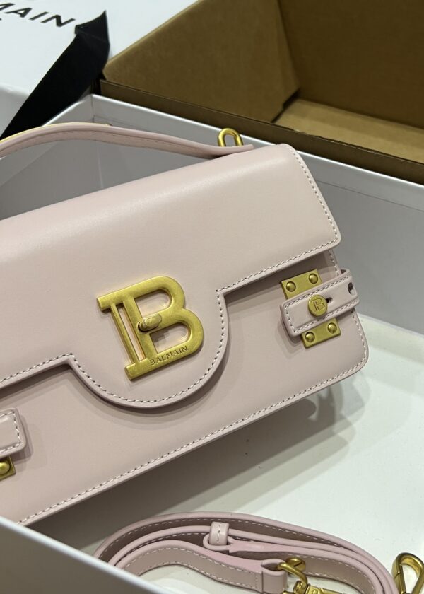 Balmain original single cowhide genuine leather  Women's Bag-23cm with original box free shipping