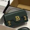 Balmain original single cowhide genuine leather  Women's Bag-23cm with original box free shipping
