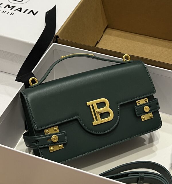 Balmain original single cowhide genuine leather  Women's Bag-23cm with original box free shipping