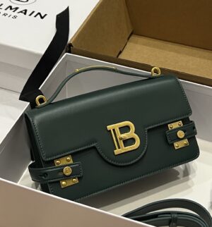 Balmain original single cowhide genuine leather  Women's Bag-23cm with original box free shipping
