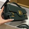 Balmain original single cowhide genuine leather  Women's Bag-23cm with original box free shipping