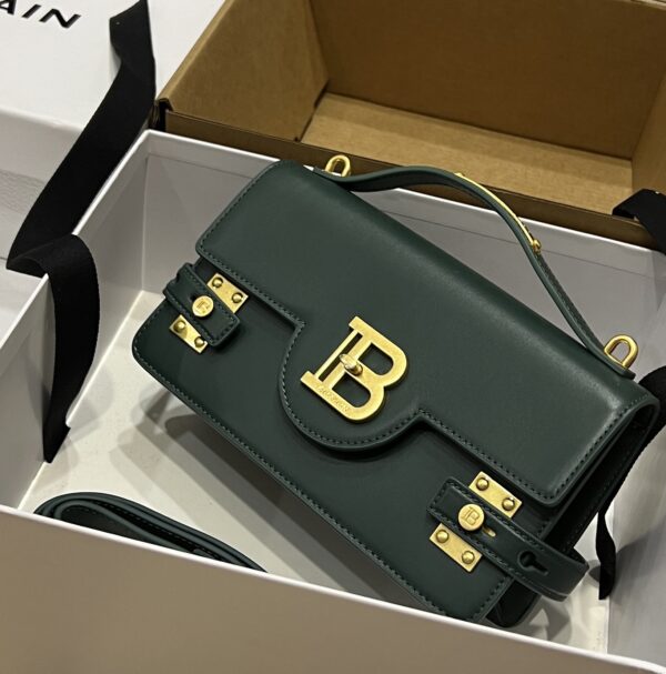 Balmain original single cowhide genuine leather  Women's Bag-23cm with original box free shipping