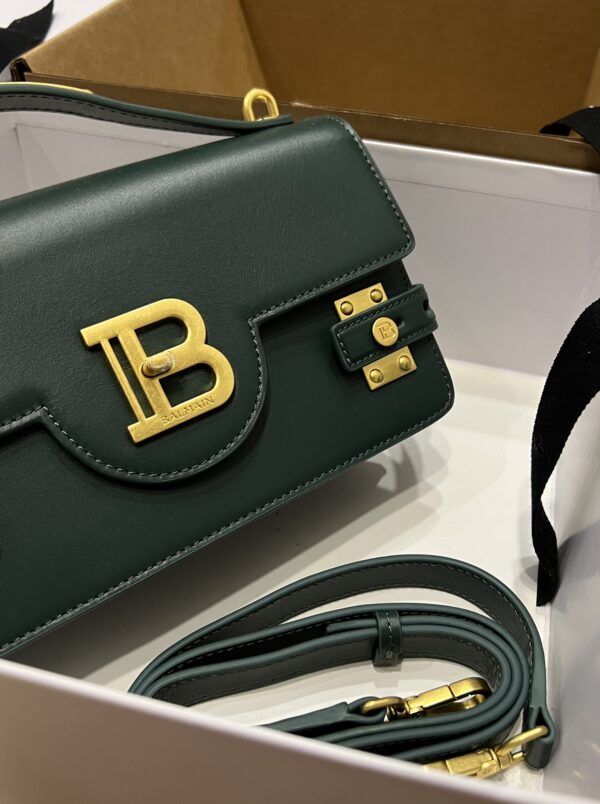 Balmain original single cowhide genuine leather  Women's Bag-23cm with original box free shipping