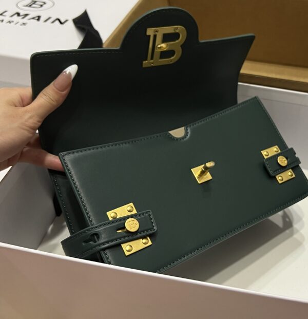 Balmain original single cowhide genuine leather  Women's Bag-23cm with original box free shipping