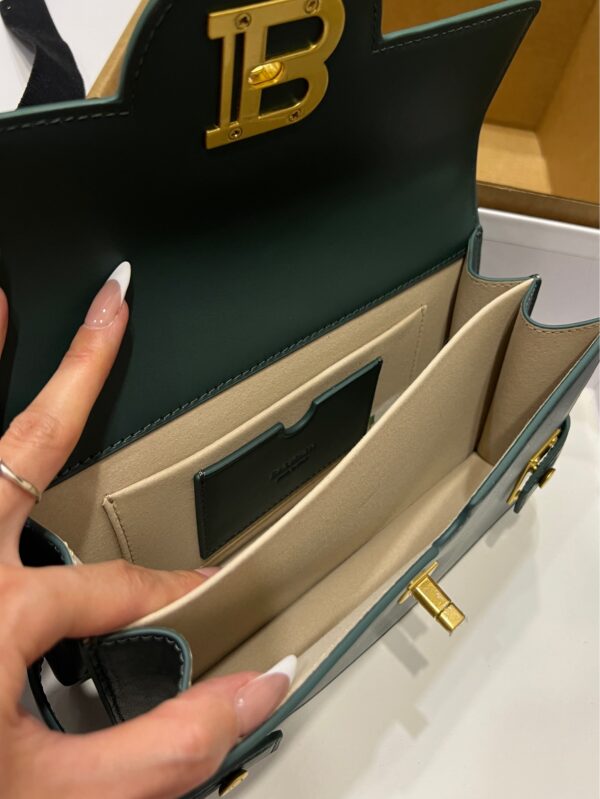 Balmain original single cowhide genuine leather  Women's Bag-23cm with original box free shipping