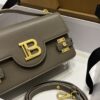 Balmain original single cowhide genuine leather  Women's Bag-23cm with original box free shipping