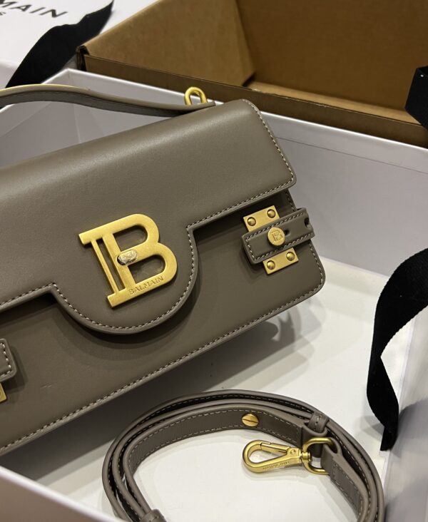 Balmain original single cowhide genuine leather  Women's Bag-23cm with original box free shipping