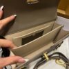 Balmain original single cowhide genuine leather  Women's Bag-23cm with original box free shipping