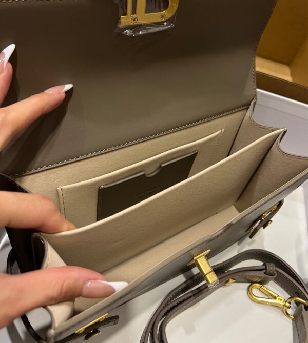 Balmain original single cowhide genuine leather  Women's Bag-23cm with original box free shipping