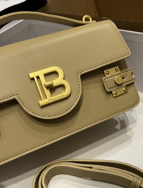 Balmain original single cowhide genuine leather  Women's Bag-23cm with original box free shipping