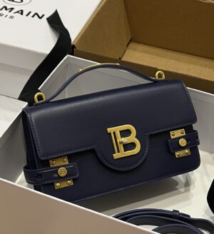 Balmain original single cowhide genuine leather  Women's Bag-23cm with original box free shipping