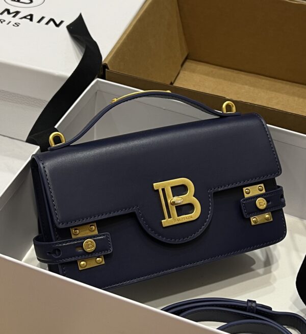 Balmain original single cowhide genuine leather  Women's Bag-23cm with original box free shipping
