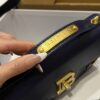 Balmain original single cowhide genuine leather  Women's Bag-23cm with original box free shipping
