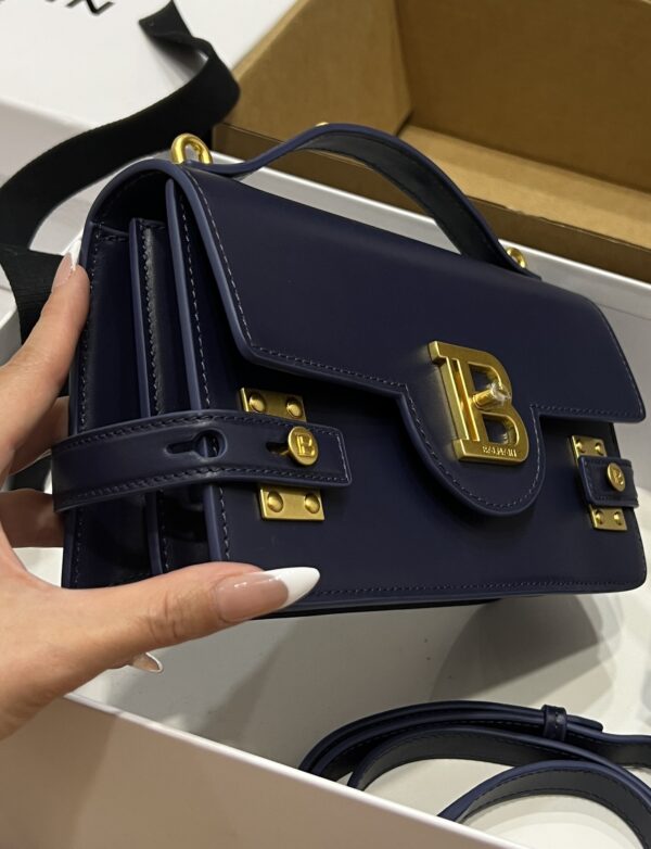 Balmain original single cowhide genuine leather  Women's Bag-23cm with original box free shipping