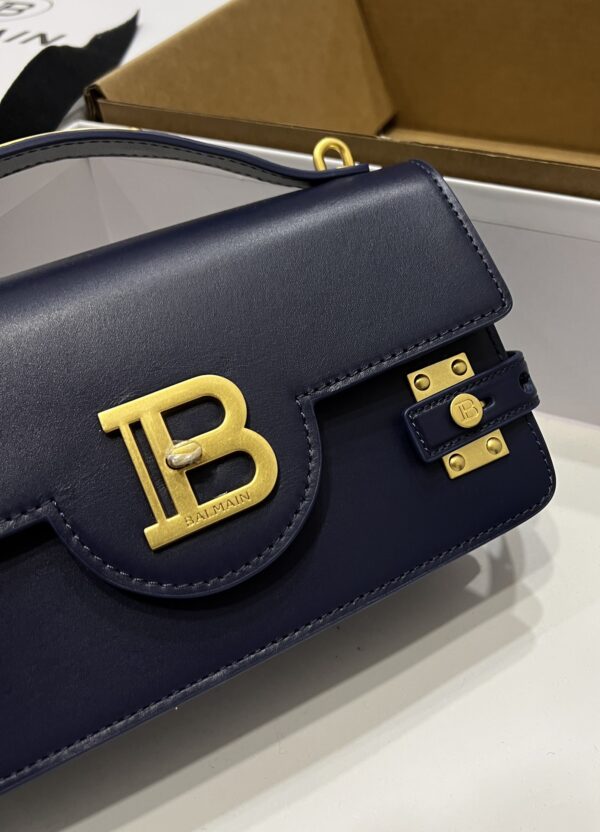 Balmain original single cowhide genuine leather  Women's Bag-23cm with original box free shipping