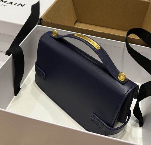 Balmain original single cowhide genuine leather  Women's Bag-23cm with original box free shipping